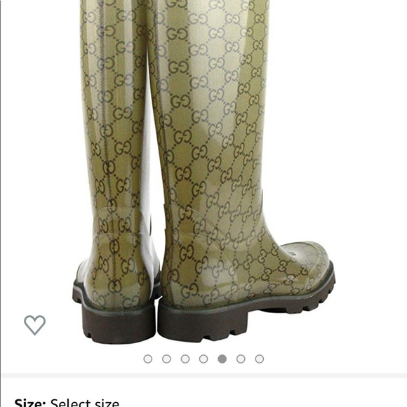 Gucci rain boots. Brand new. Sizes 5.5 and 6.5 - Picture 6 of 8